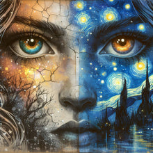 Load image into Gallery viewer, Diamond Painting - Full Round - abstract girl (35*35CM)
