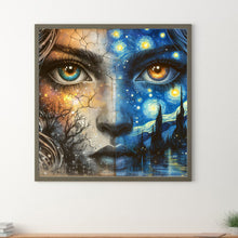 Load image into Gallery viewer, Diamond Painting - Full Round - abstract girl (35*35CM)
