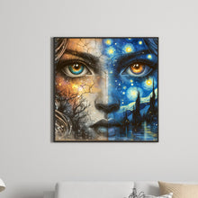 Load image into Gallery viewer, Diamond Painting - Full Round - abstract girl (35*35CM)
