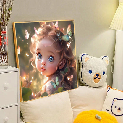 Diamond Painting - Full Round - elf girl (40*40CM)