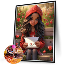 Load image into Gallery viewer, Diamond Painting - Full Round - sweet girl (40*50CM)
