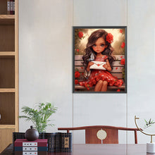 Load image into Gallery viewer, Diamond Painting - Full Round - sweet girl (40*50CM)
