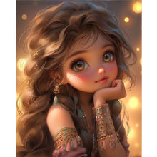 Load image into Gallery viewer, Diamond Painting - Full Round - sweet girl (40*50CM)
