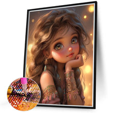Load image into Gallery viewer, Diamond Painting - Full Round - sweet girl (40*50CM)
