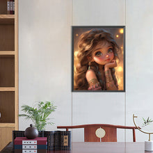 Load image into Gallery viewer, Diamond Painting - Full Round - sweet girl (40*50CM)
