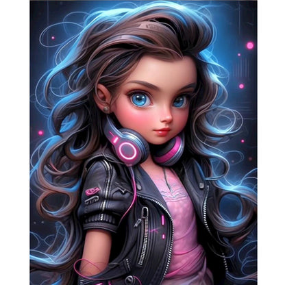 Diamond Painting - Full Round - sweet girl (40*50CM)