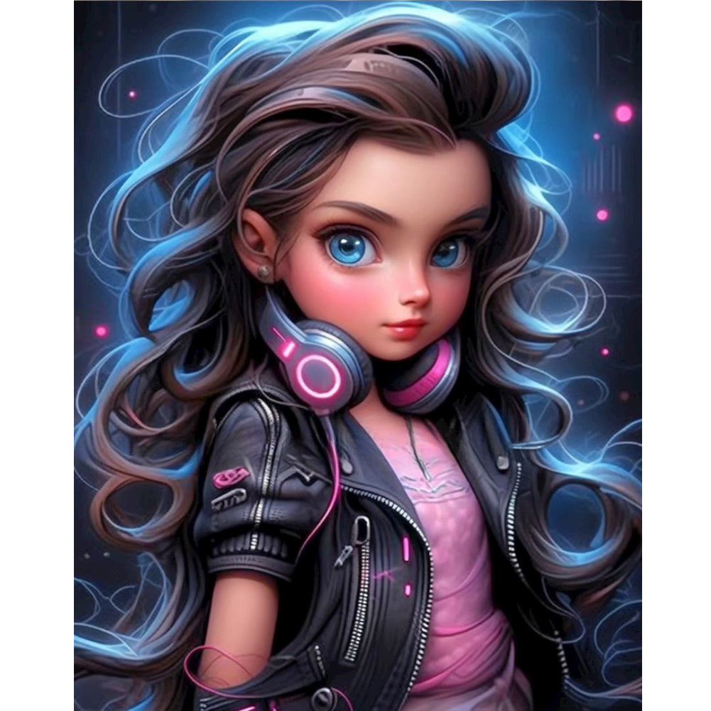 Diamond Painting - Full Round - sweet girl (40*50CM)