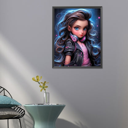 Diamond Painting - Full Round - sweet girl (40*50CM)