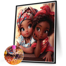 Load image into Gallery viewer, Diamond Painting - Full Round - sweet girl (40*50CM)
