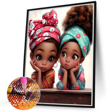 Load image into Gallery viewer, Diamond Painting - Full Round - sweet girl (40*50CM)

