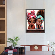 Load image into Gallery viewer, Diamond Painting - Full Round - sweet girl (40*50CM)
