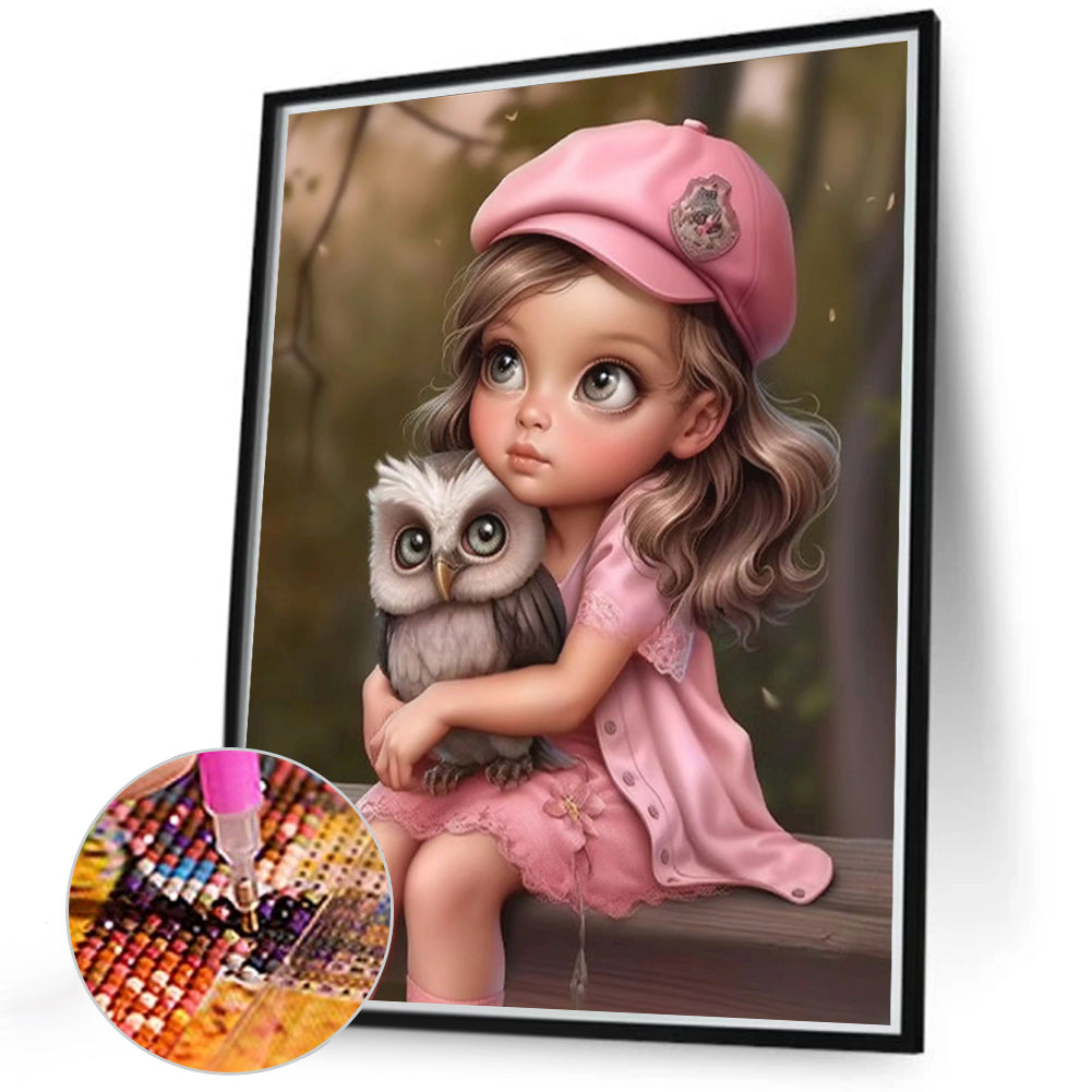 Diamond Painting - Full Round - sweet girl (40*50CM)
