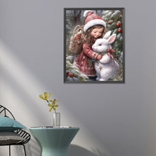 Load image into Gallery viewer, Diamond Painting - Full Round - sweet girl (40*50CM)
