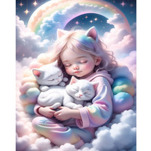 Load image into Gallery viewer, Diamond Painting - Full Round - sweet girl (40*50CM)
