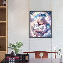 Load image into Gallery viewer, Diamond Painting - Full Round - sweet girl (40*50CM)
