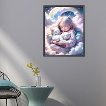 Load image into Gallery viewer, Diamond Painting - Full Round - sweet girl (40*50CM)
