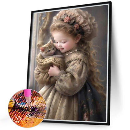 Diamond Painting - Full Round - sweet girl (40*50CM)