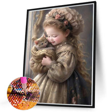 Load image into Gallery viewer, Diamond Painting - Full Round - sweet girl (40*50CM)
