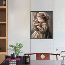 Load image into Gallery viewer, Diamond Painting - Full Round - sweet girl (40*50CM)
