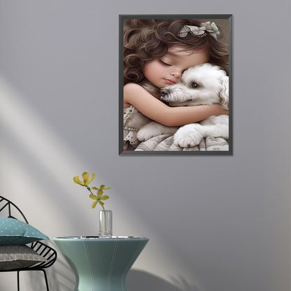 Diamond Painting - Full Round - sweet girl (40*50CM)