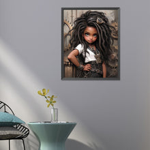 Load image into Gallery viewer, Diamond Painting - Full Round - sweet girl (40*50CM)
