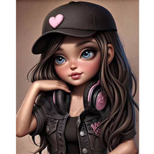 Load image into Gallery viewer, Diamond Painting - Full Round - sweet girl (40*50CM)
