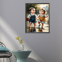 Load image into Gallery viewer, Diamond Painting - Full Round - sweet couple (40*50CM)
