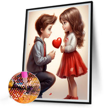 Load image into Gallery viewer, Diamond Painting - Full Round - sweet couple (40*50CM)
