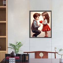 Load image into Gallery viewer, Diamond Painting - Full Round - sweet couple (40*50CM)

