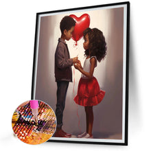 Load image into Gallery viewer, Diamond Painting - Full Round - sweet couple (40*50CM)
