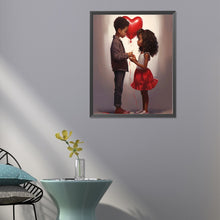 Load image into Gallery viewer, Diamond Painting - Full Round - sweet couple (40*50CM)
