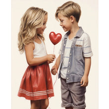 Load image into Gallery viewer, Diamond Painting - Full Round - sweet couple (40*50CM)
