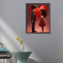 Load image into Gallery viewer, Diamond Painting - Full Round - sweet couple (40*50CM)
