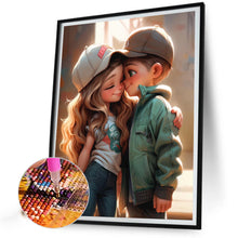 Load image into Gallery viewer, Diamond Painting - Full Round - sweet couple (40*50CM)
