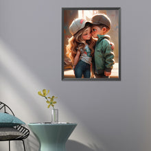 Load image into Gallery viewer, Diamond Painting - Full Round - sweet couple (40*50CM)
