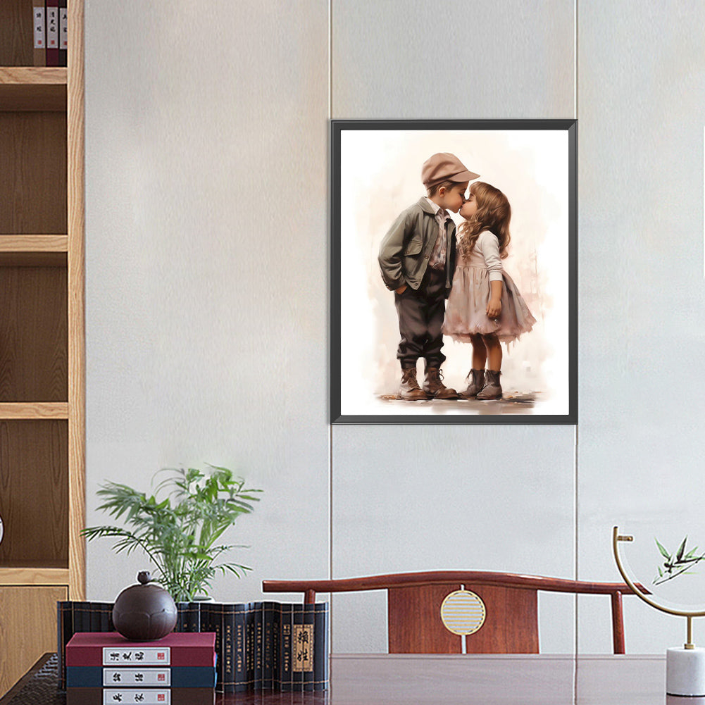 Diamond Painting - Full Round - sweet couple (40*50CM)