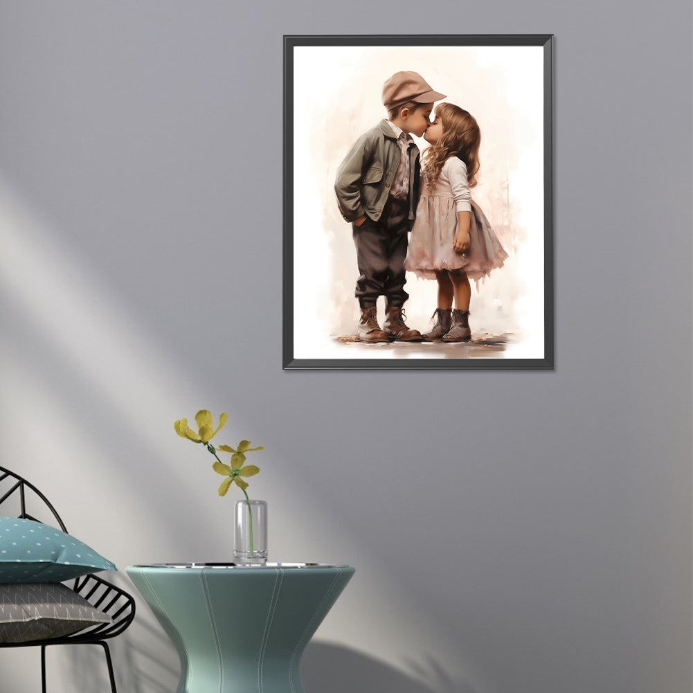 Diamond Painting - Full Round - sweet couple (40*50CM)