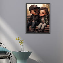 Load image into Gallery viewer, Diamond Painting - Full Round - sweet couple (40*50CM)
