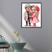 Load image into Gallery viewer, Diamond Painting - Full Round - sweet couple (40*50CM)
