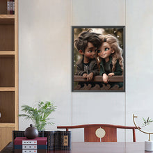 Load image into Gallery viewer, Diamond Painting - Full Round - sweet couple (40*50CM)
