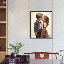 Load image into Gallery viewer, Diamond Painting - Full Round - sweet couple (40*50CM)

