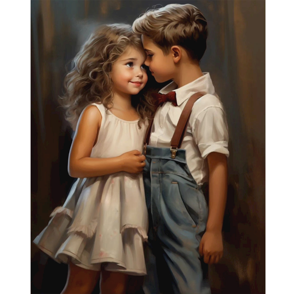 Diamond Painting - Full Round - sweet couple (40*50CM)