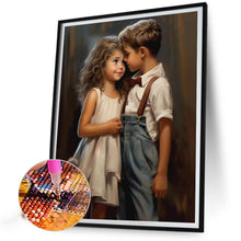 Load image into Gallery viewer, Diamond Painting - Full Round - sweet couple (40*50CM)
