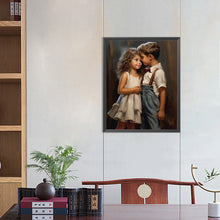 Load image into Gallery viewer, Diamond Painting - Full Round - sweet couple (40*50CM)
