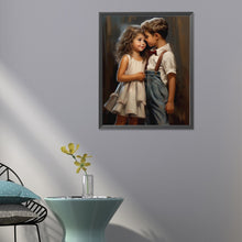 Load image into Gallery viewer, Diamond Painting - Full Round - sweet couple (40*50CM)
