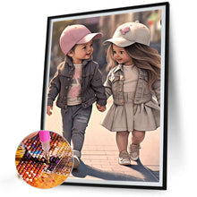 Load image into Gallery viewer, Diamond Painting - Full Round - sweet couple (40*50CM)

