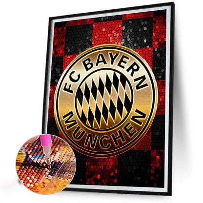Diamond Painting - Full Square - Bayern Munich logo (40*50CM)