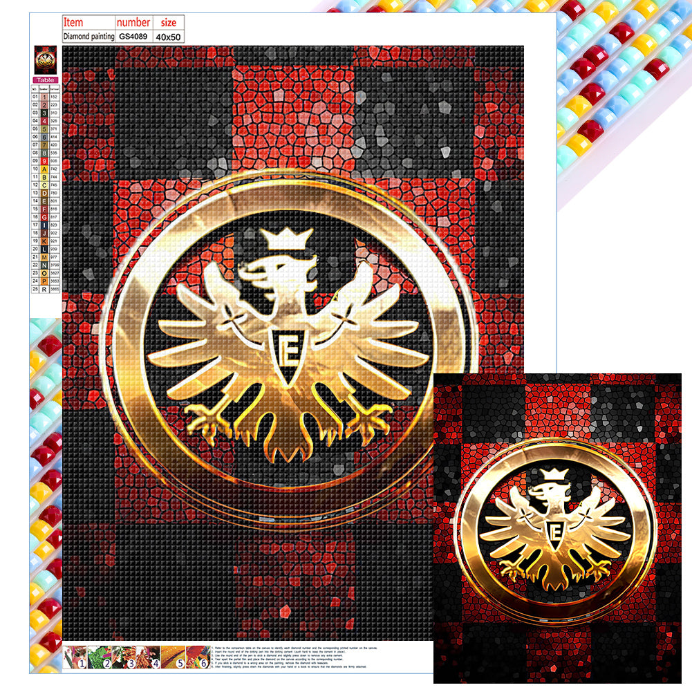 Diamond Painting - Full Square - frankfurt logo (40*50CM)