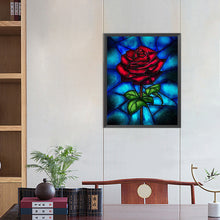 Load image into Gallery viewer, Diamond Painting - Full Square - glass painted roses (40*50CM)
