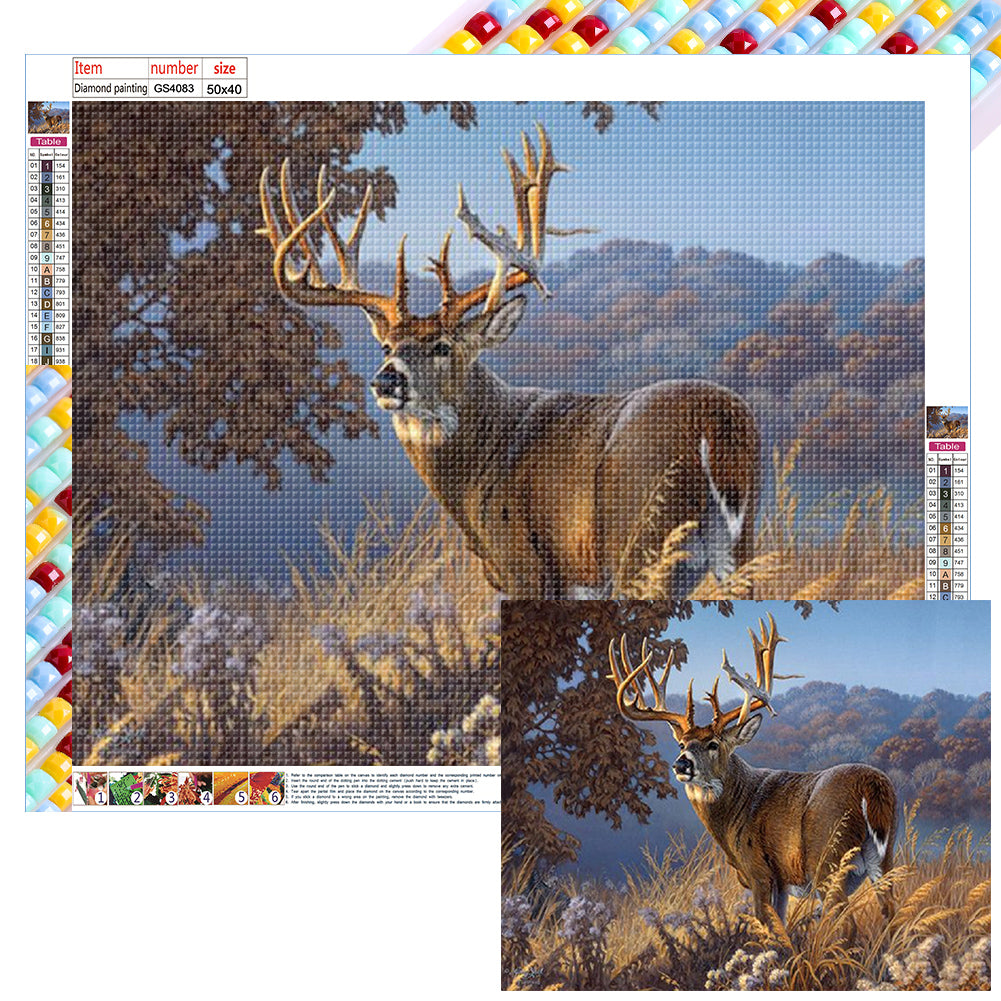 Diamond Painting - Full Square - reindeer (50*40CM)